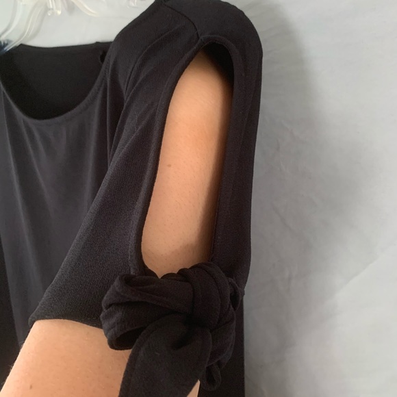 Worthington Black Top With Arm Tie Detail Large - Picture 5 of 6